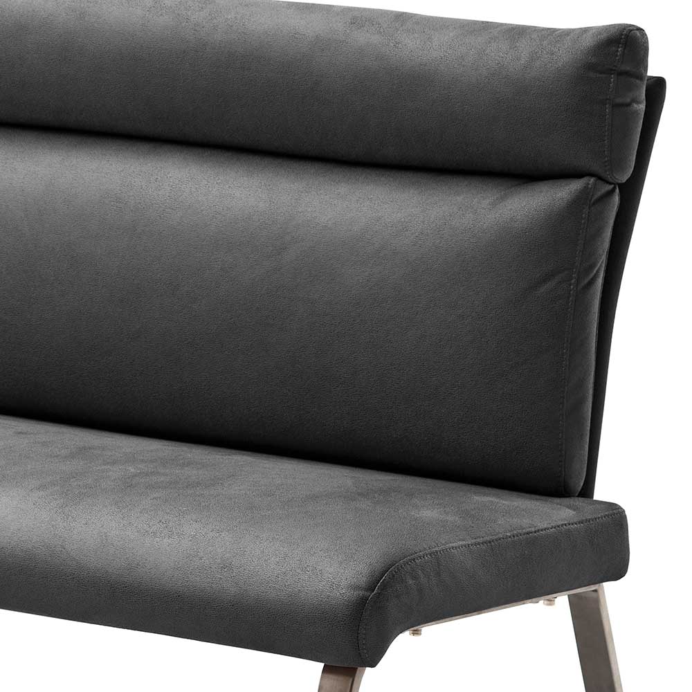 Microfaser Esszimmer Bank für drei Personen - Invedito