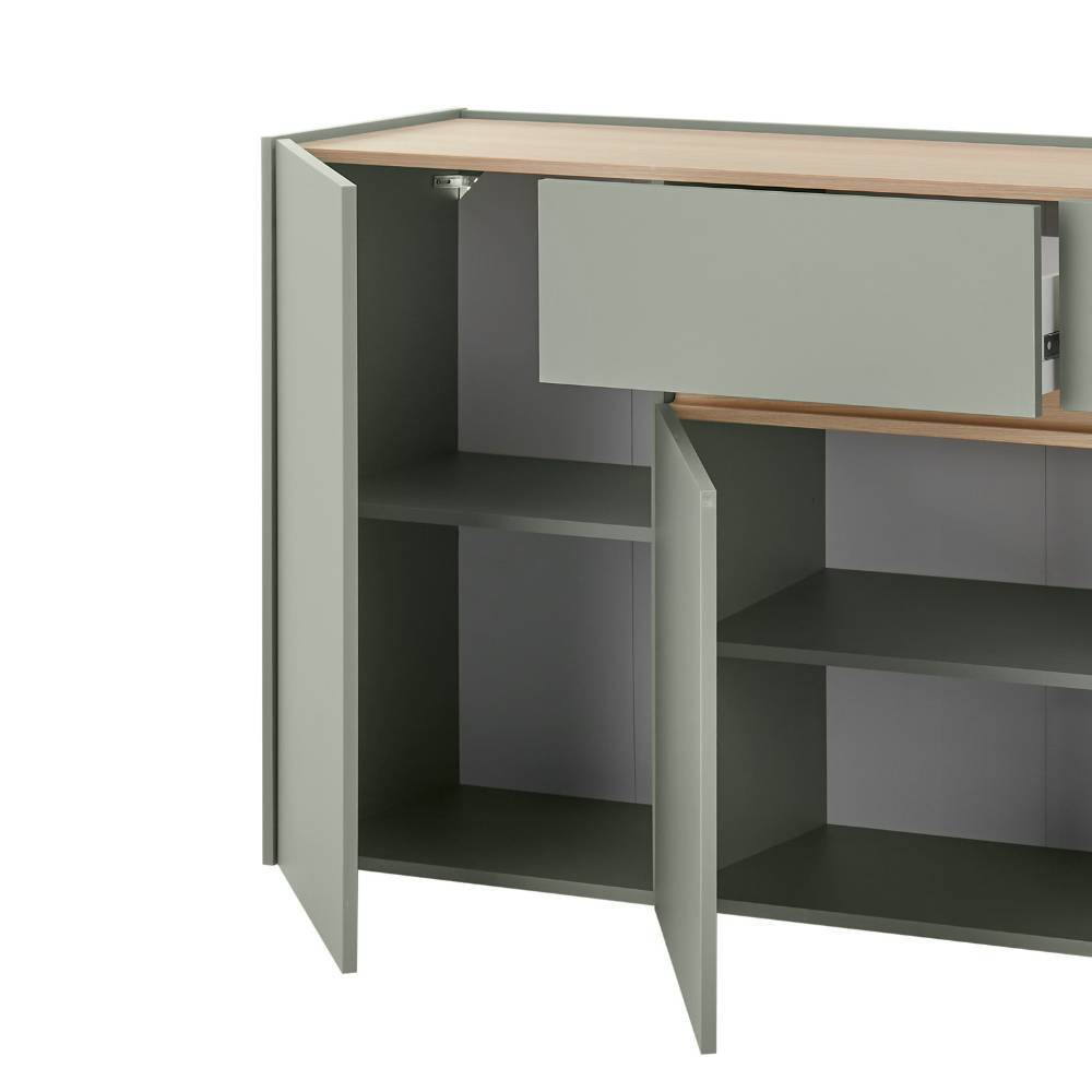 Sideboard in Graugrün - Socotta
