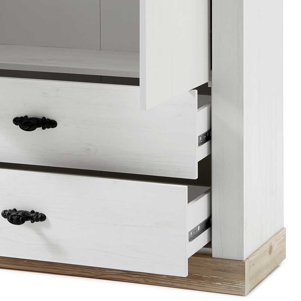 Flur Garderobe & Bank & Schrank - Nedita (dreiteilig)