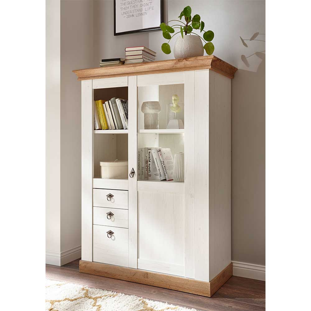 Zweifarbiges Landhausmöbel Set - Diatara I (vierteilig)