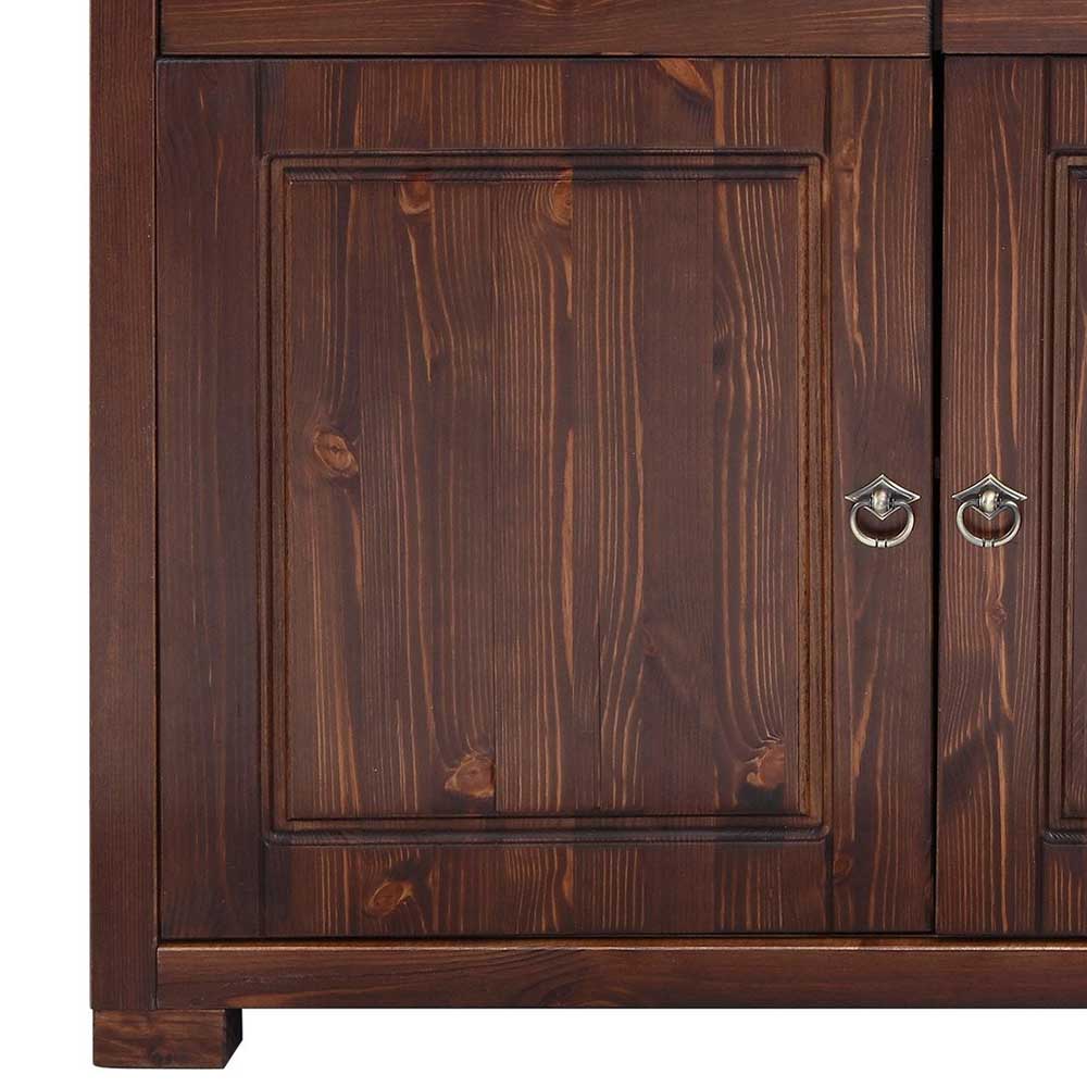 3-türige Holzkommode mit 3 Schubladen - Luvin