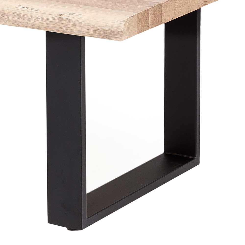 Wohnzimmer Massivholztisch mit Baumkante - Wieza