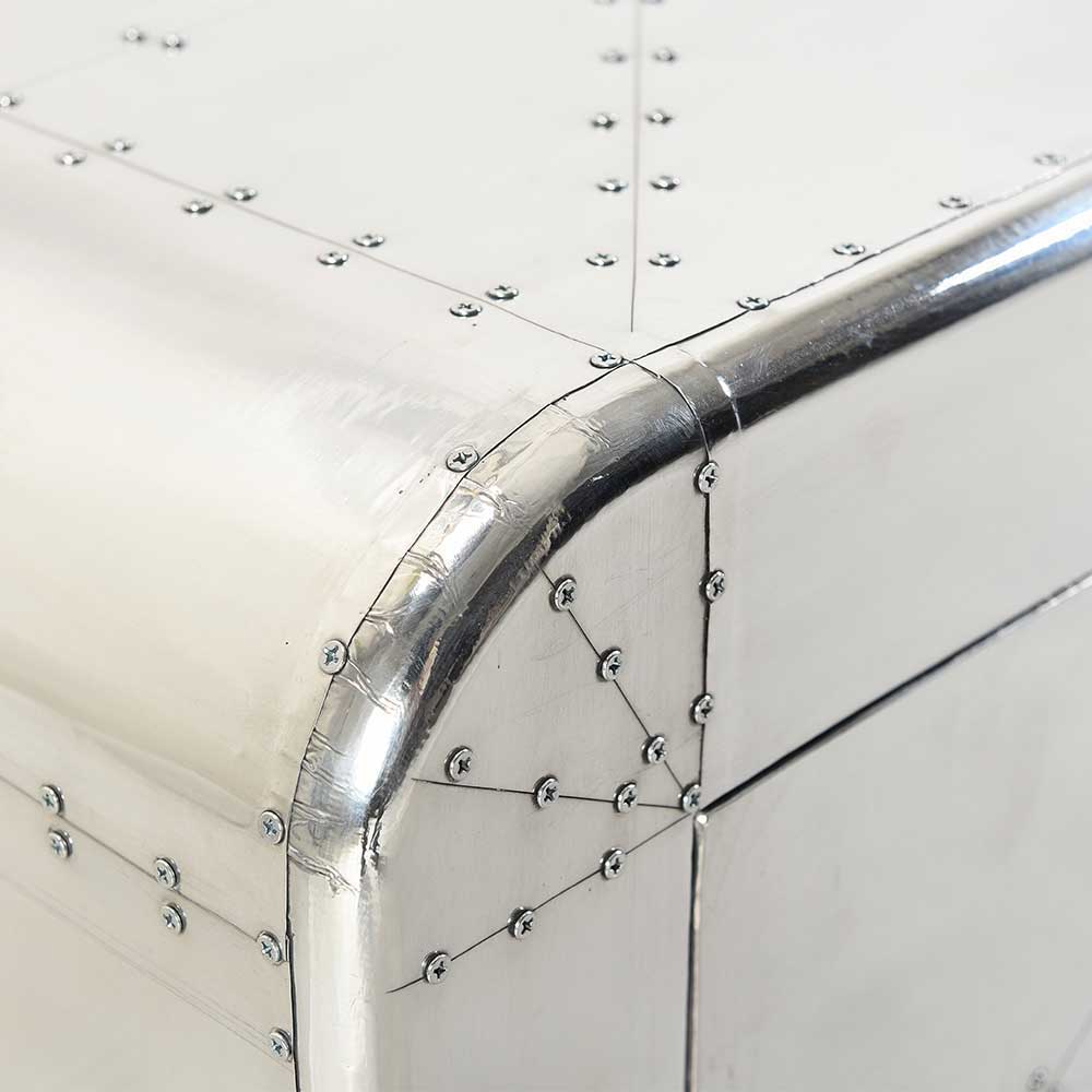 Garderobenmöbel Kombi aus Aluminium - Pilot (dreiteilig)