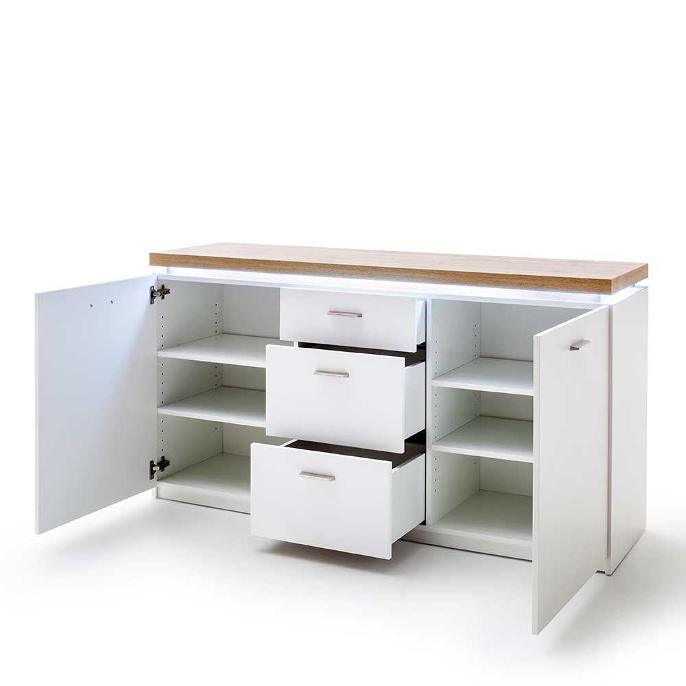 Modernes Sideboard mit LED Beleuchtung - Nusenia