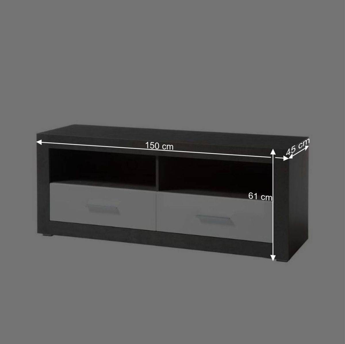 150x61x45 TV Element mit Schubladen - Istensa