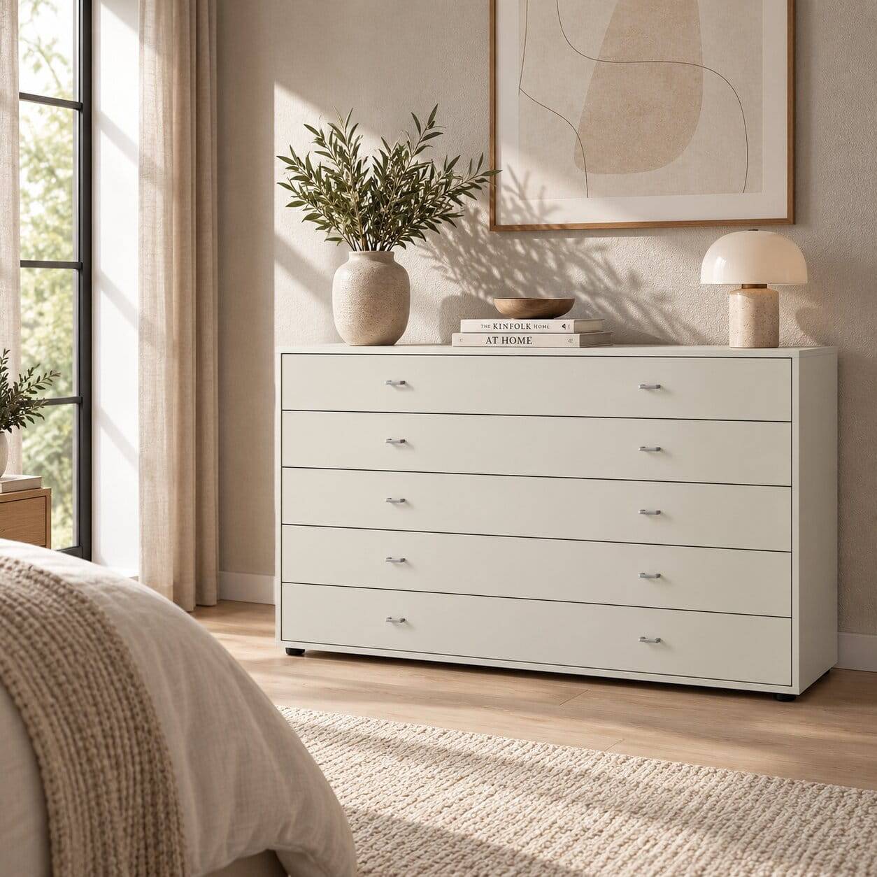 Schlafzimmer Sideboard Entuisan mit Schubladen