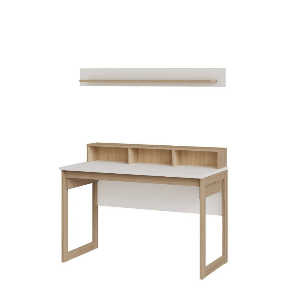 Schreibtisch und Wandboard Set - Ovidio (zweiteilig)