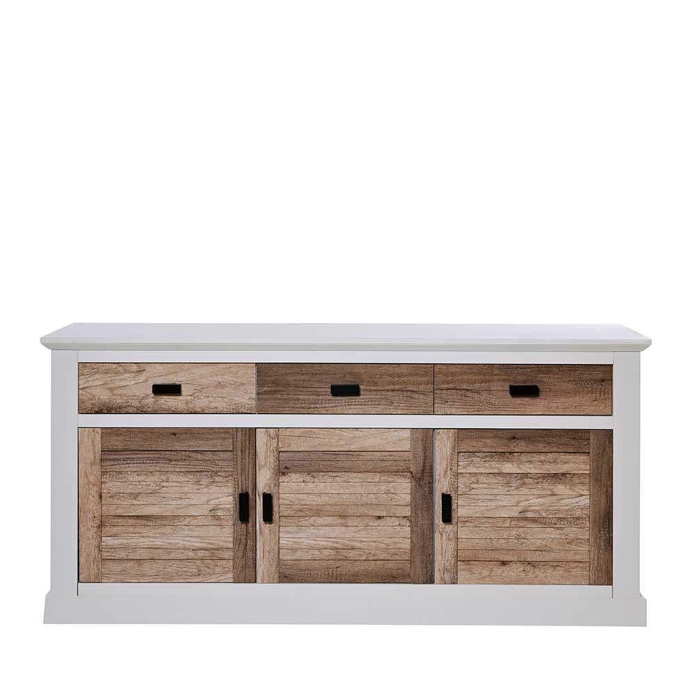 Modern Country Sideboard in Weiß - Gunjo