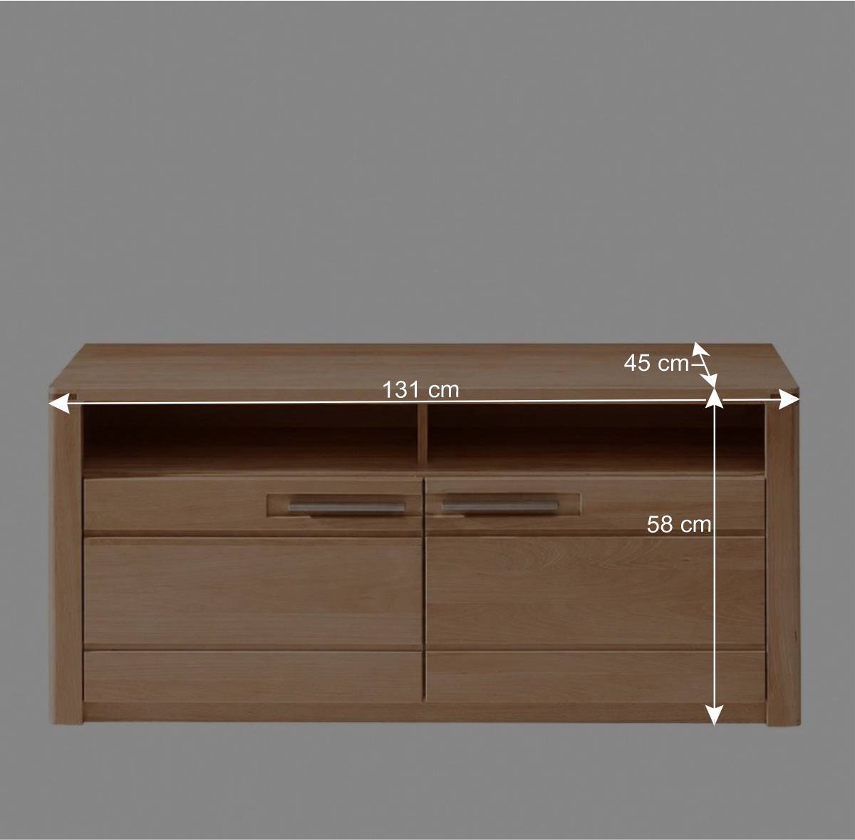Wohnzimmer TV Anbauwand Möbelset - Amyonta (vierteilig)