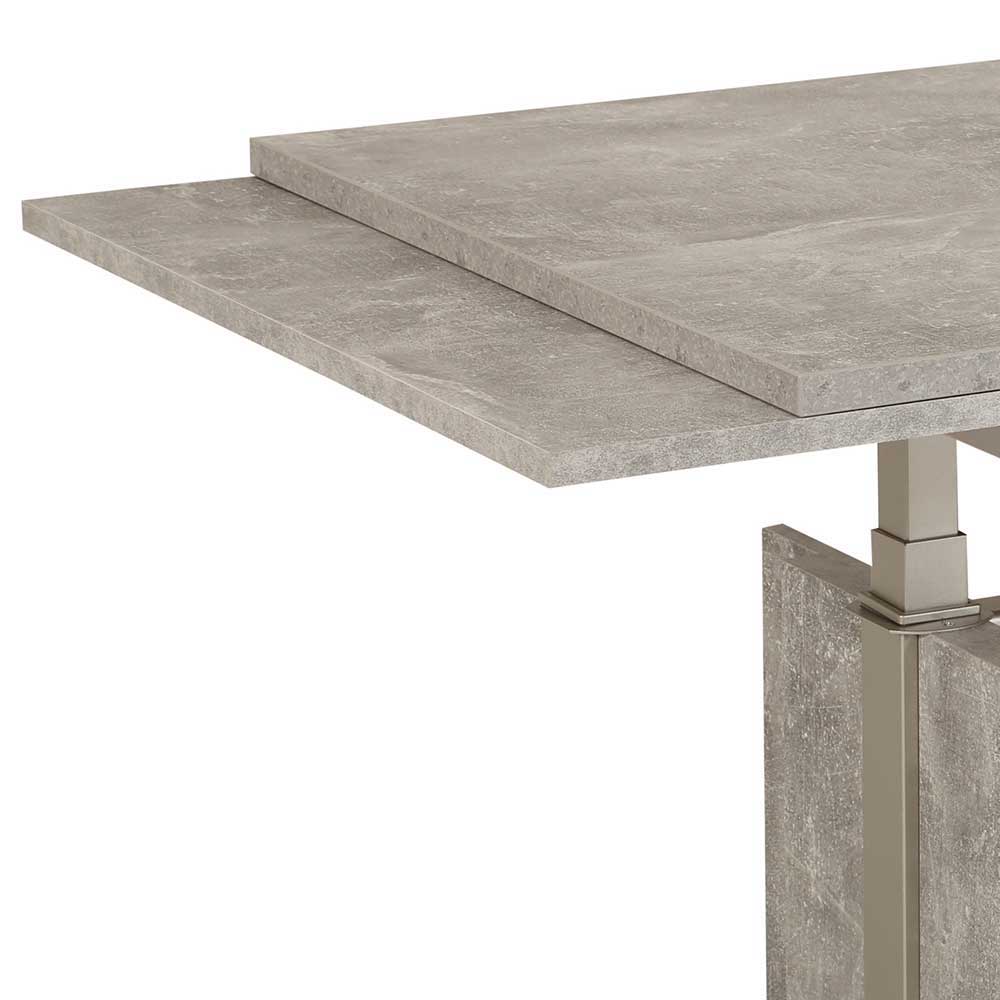 Wohnzimmer Funktionstisch in Beton Grau - Tivegus
