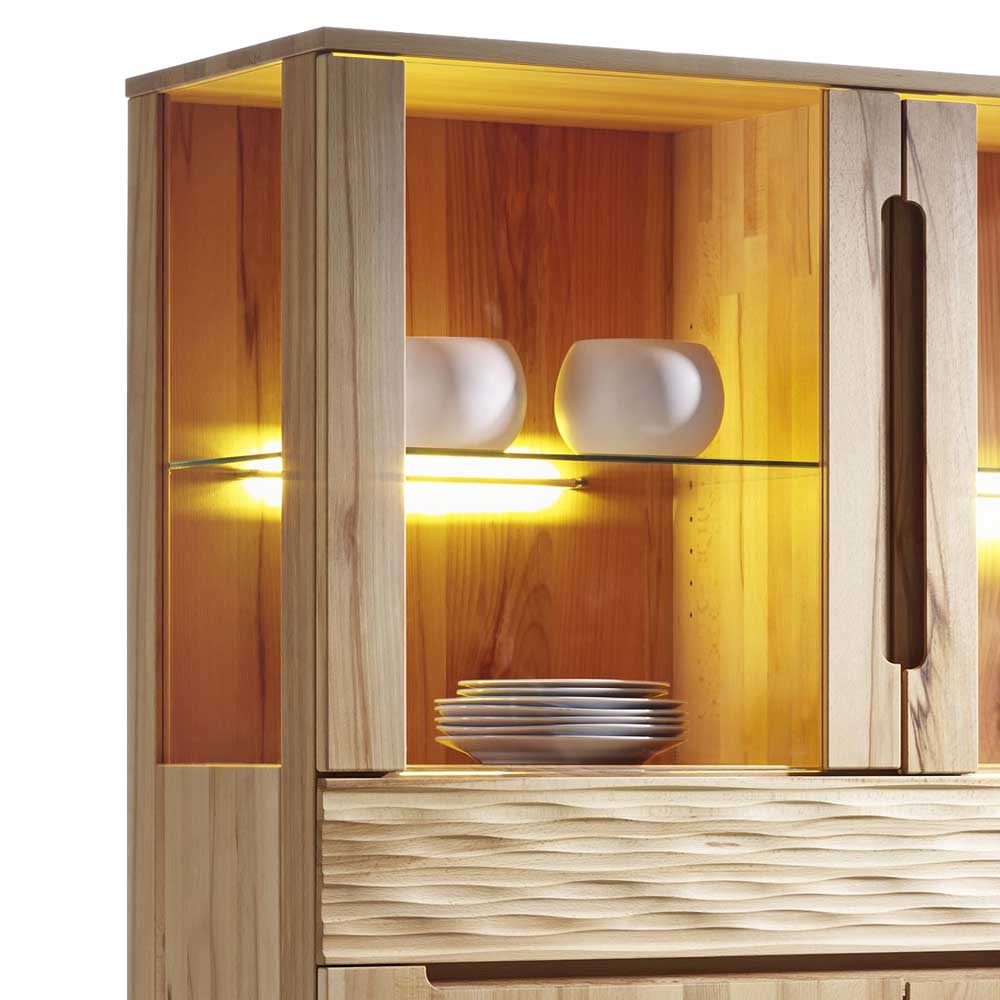 Highboard Wahano aus Kernbuche massiv geölt