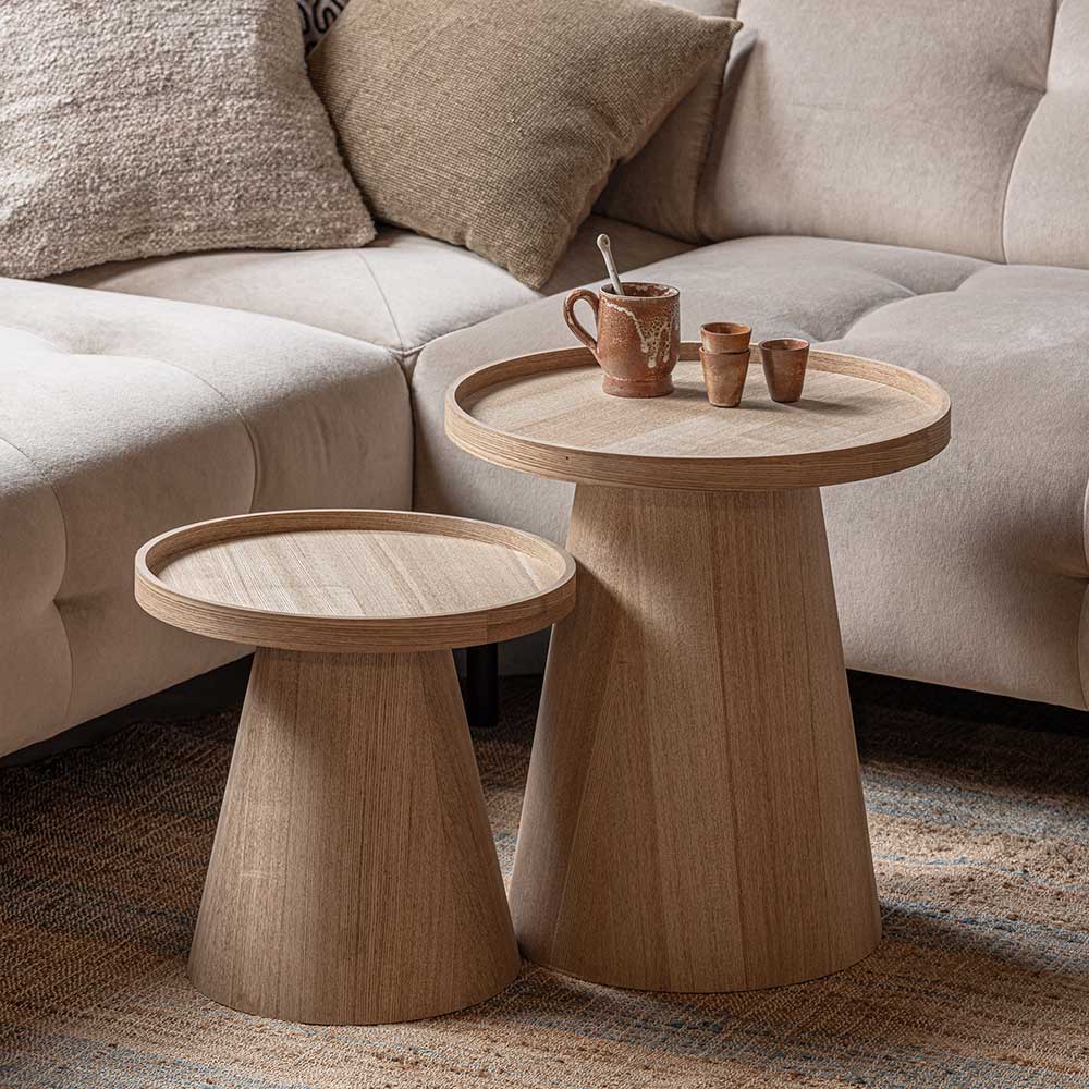 Beistelltisch in Natur Holz Look - Enconadra