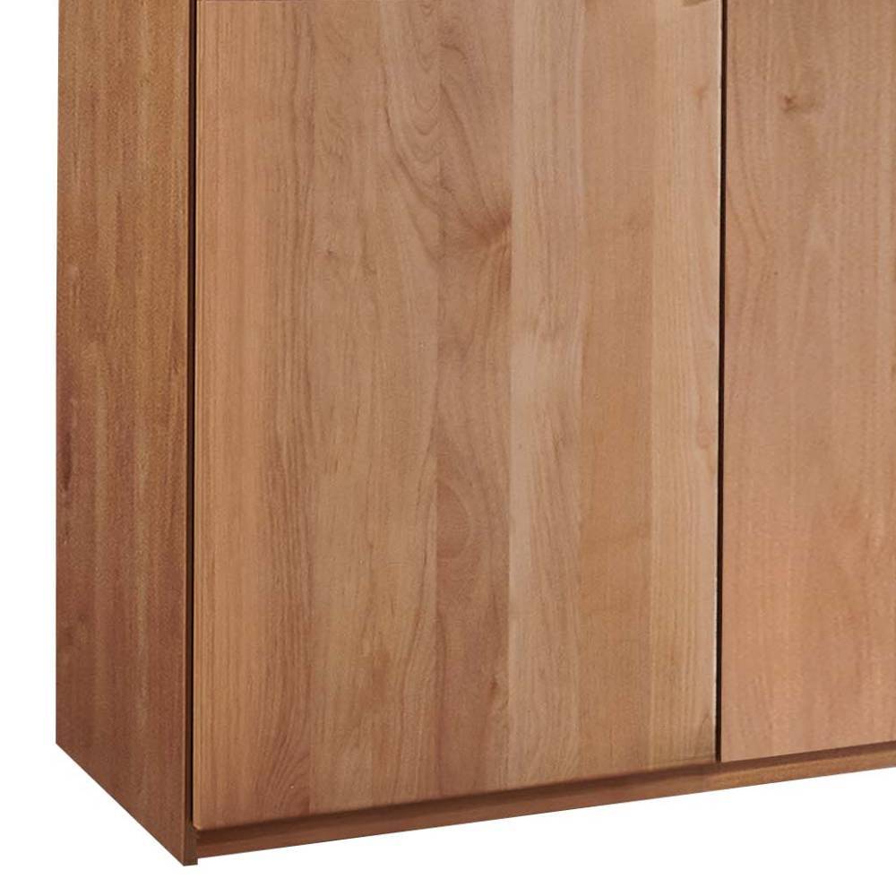 Unterer Bereich des Schlafzimmer-Kleiderschranks aus teilmassivem Holz – Murray