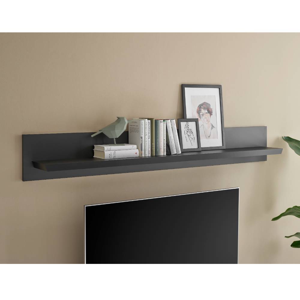 Modern Country Wandboard in Mattschwarz - Lulumo