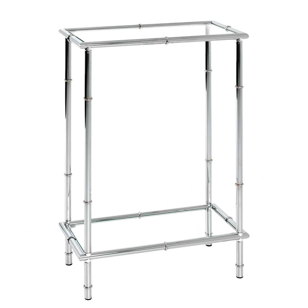 50x75x25 Telefontisch mit zwei Glasplatten - Vasilio