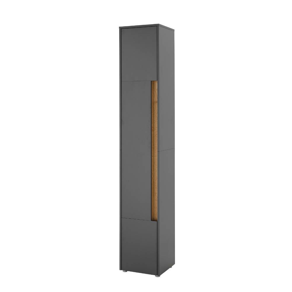 Badezimmer Hochschrank in Anthrazit - Ahilav