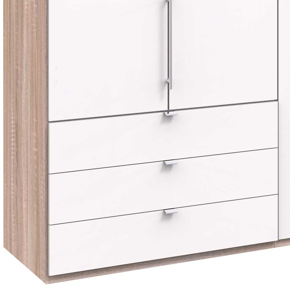 300cm Kleiderschrank mit Griffen aus Metall - Vaclyn