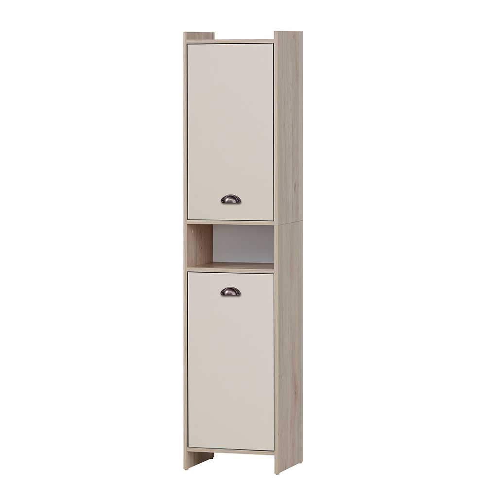 Badezimmer Hochschrank mit zwei Türen und Fach - Togban