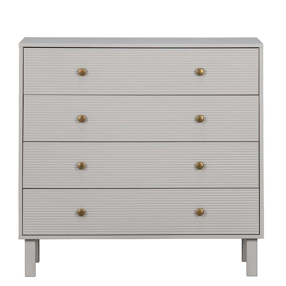94x91x52 cm Skandi Kommode in Grau - Huvina