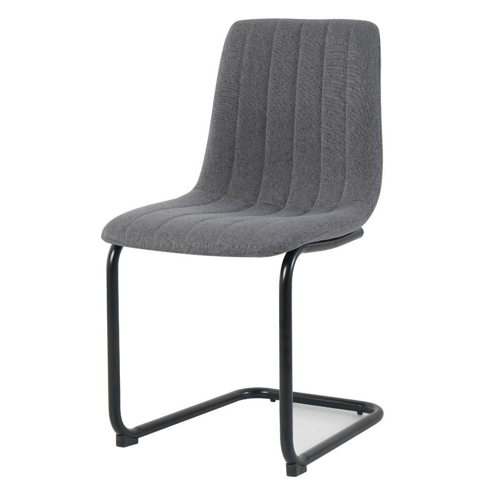 Freischwinger Stuhl in Grau - Novumsa (2er Set)