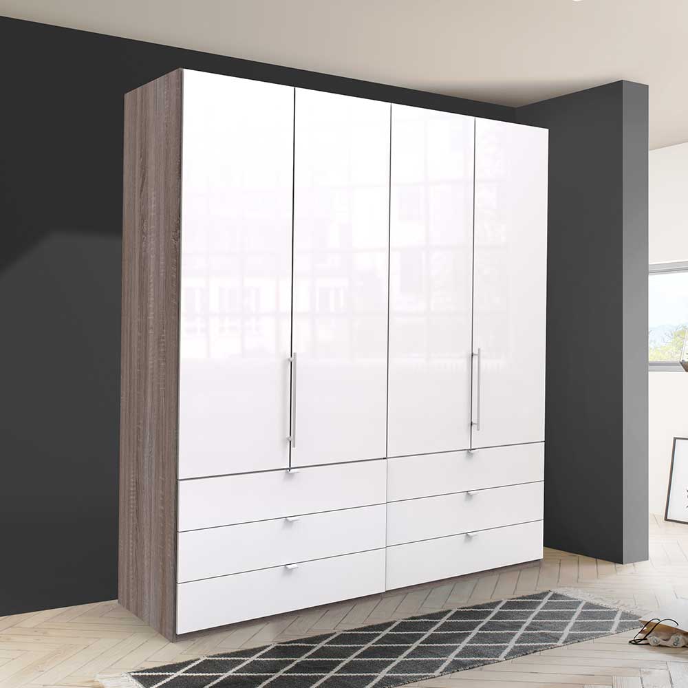 Moderner Kombi Schlafzimmerschrank 58 cm tief - Empresian
