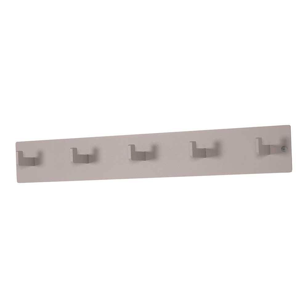 70x10x7 Metallgarderobe pulverbeschichtet in Taupe - Borad