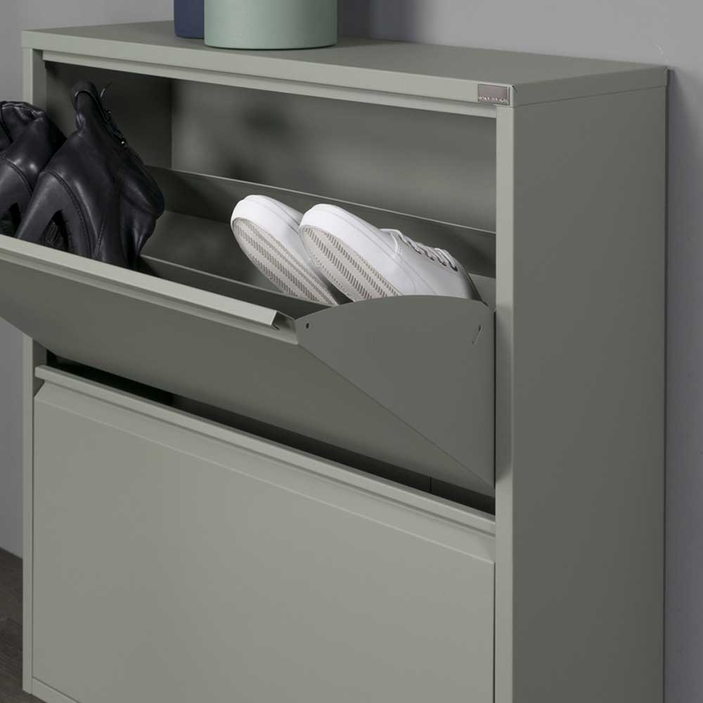 75x75x13 Schuhkipper aus Stahl in Graugrün - Laci