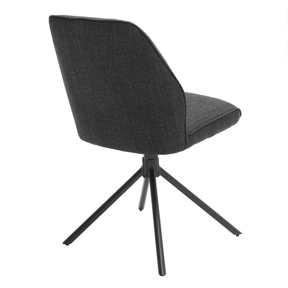 Esszimmerstuhl mit Drehgestell - Lowell (2er Set)