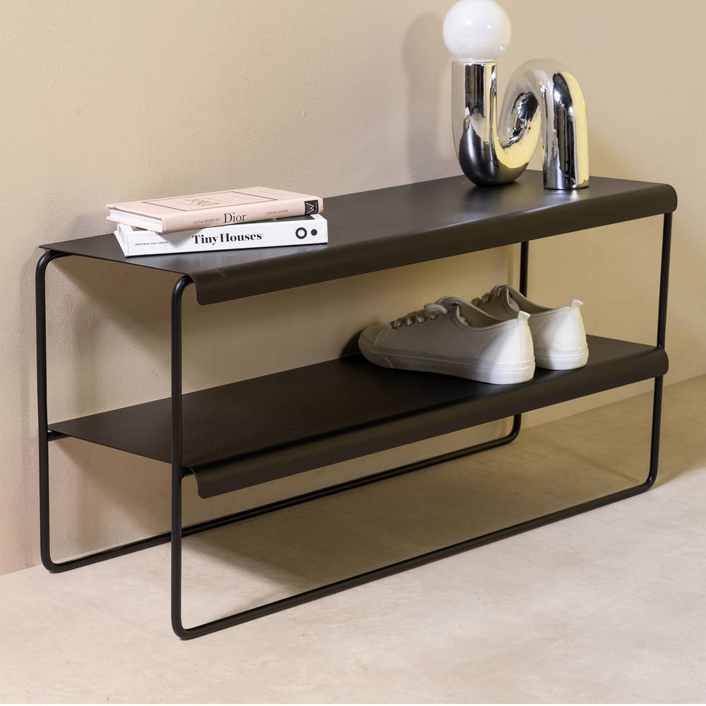 73cm breites Schuhregal in Schwarz - Flisa
