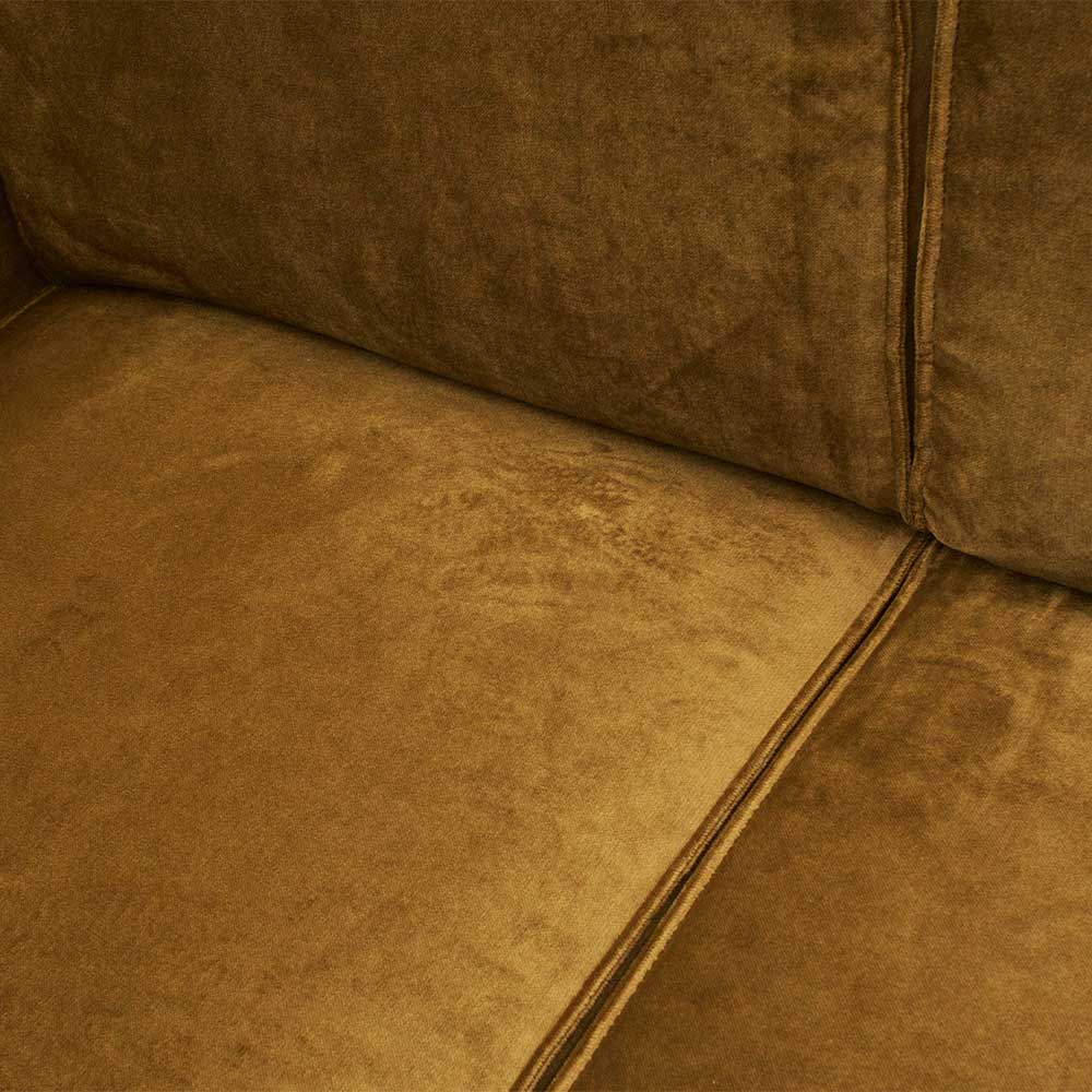 Großes Samtsofa als 4-Sitzer - Depecha