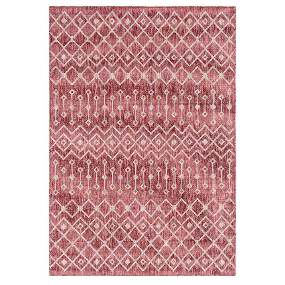 Outdoorteppich mit geometrischem Rauten Muster - Mirror