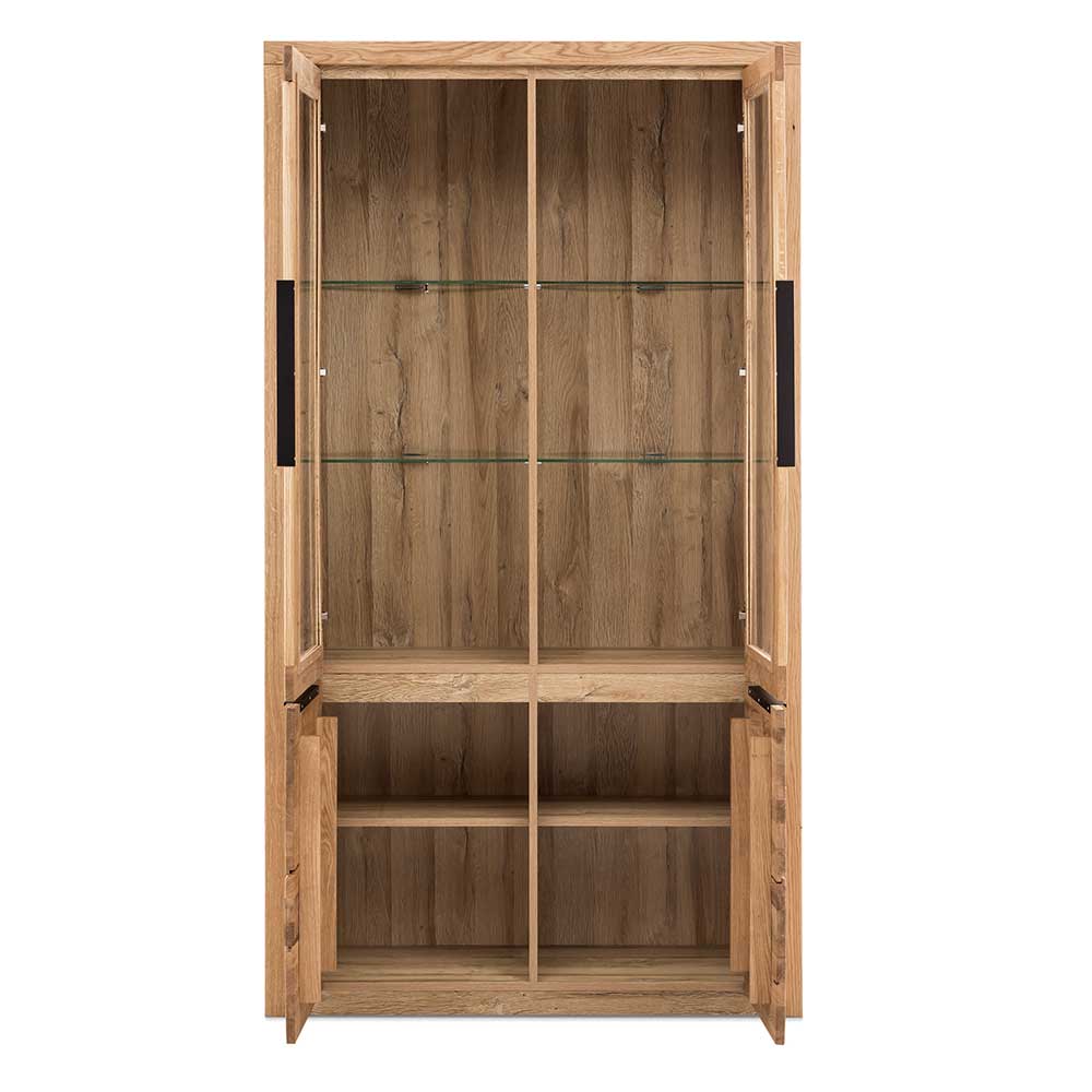 108x199,5x40 Vitrinenschrank 4-türig - Nelenia