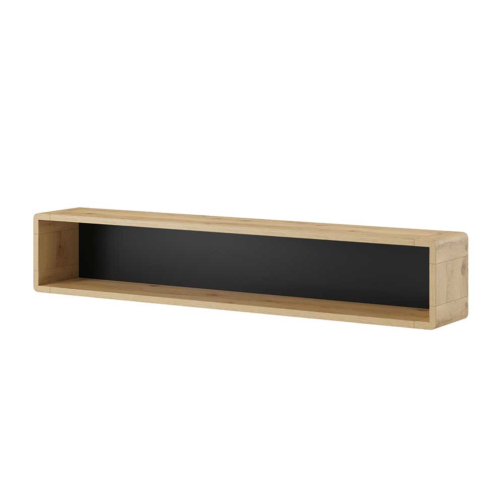Wandboard in Wildeiche NB mit Rückwand - Ilunas