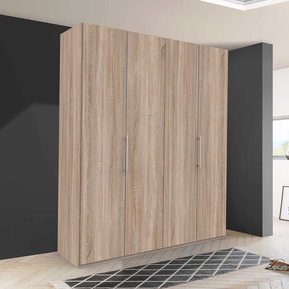 2-türiger Schlafzimmer Kleiderschrank mit Falttüren - Zayun