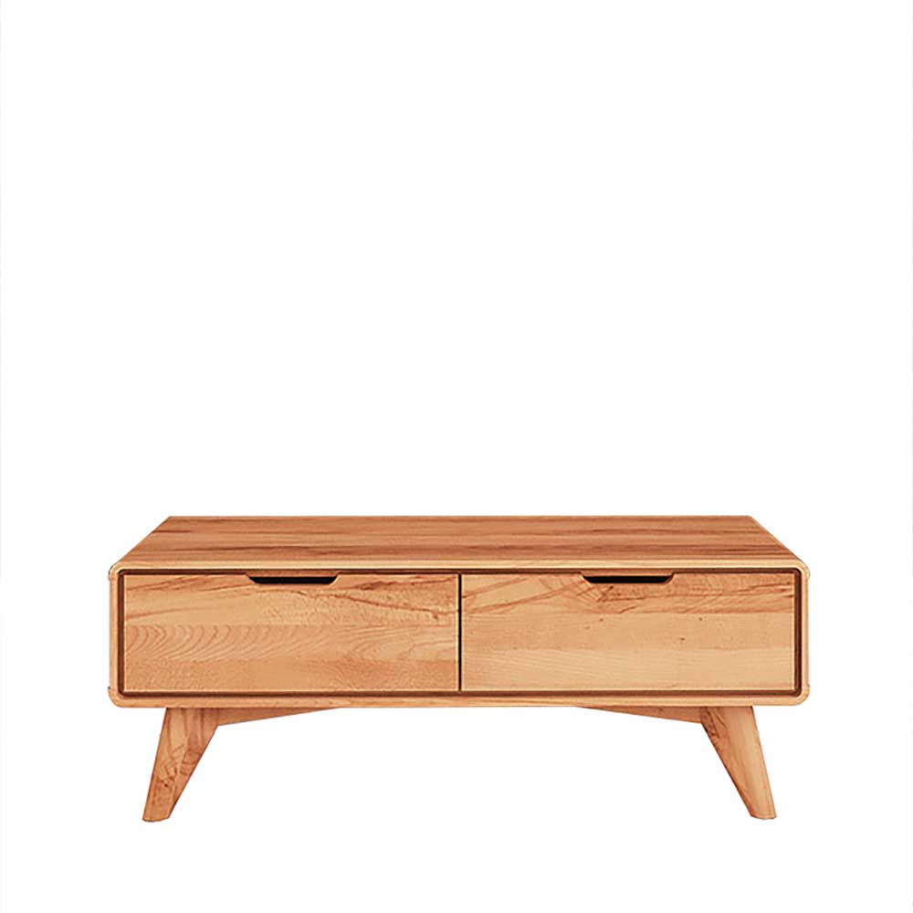 Elegantes TV Lowboard aus Kernbuche Holz - Junola