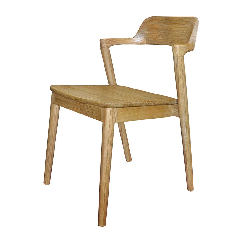 Design Stuhl aus Sungkai Holz - Bottaro