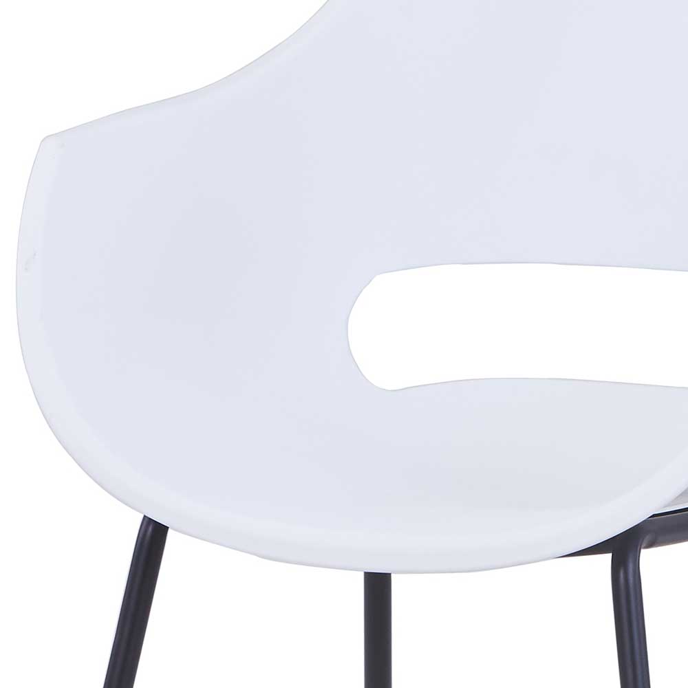 Schalenstuhl mit Armlehnen für Esstisch - Stepano (2er Set)
