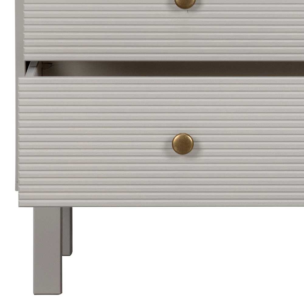 94x91x52 cm Skandi Kommode in Grau - Huvina