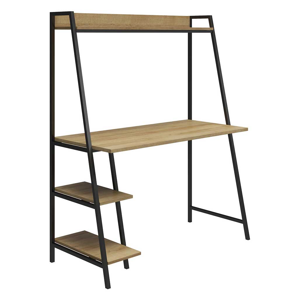 Loft Design Schreibtisch in Holzoptik Natur - Vramossa