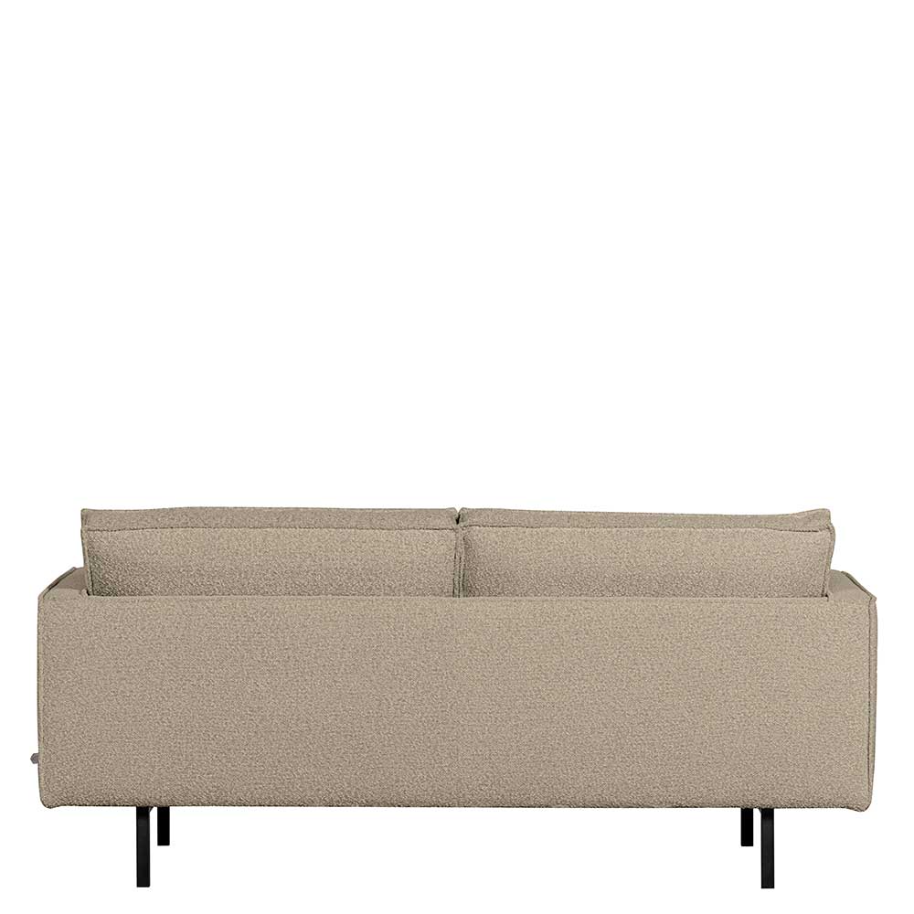Wohnzimmer Zweisitzer in Beige Boucle - Glamoure