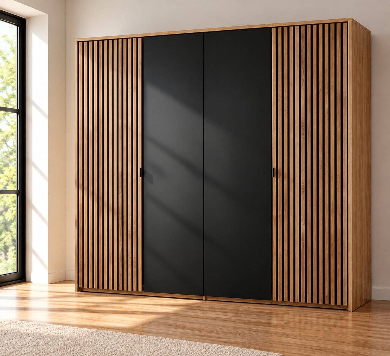 Schlafzimmerschrank modern & zweifarbig - Manarola