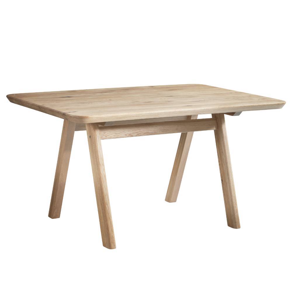 Quadratischer Esstisch aus Wildeiche Massivholz mit Samtlack für das Esszimmer – Saar