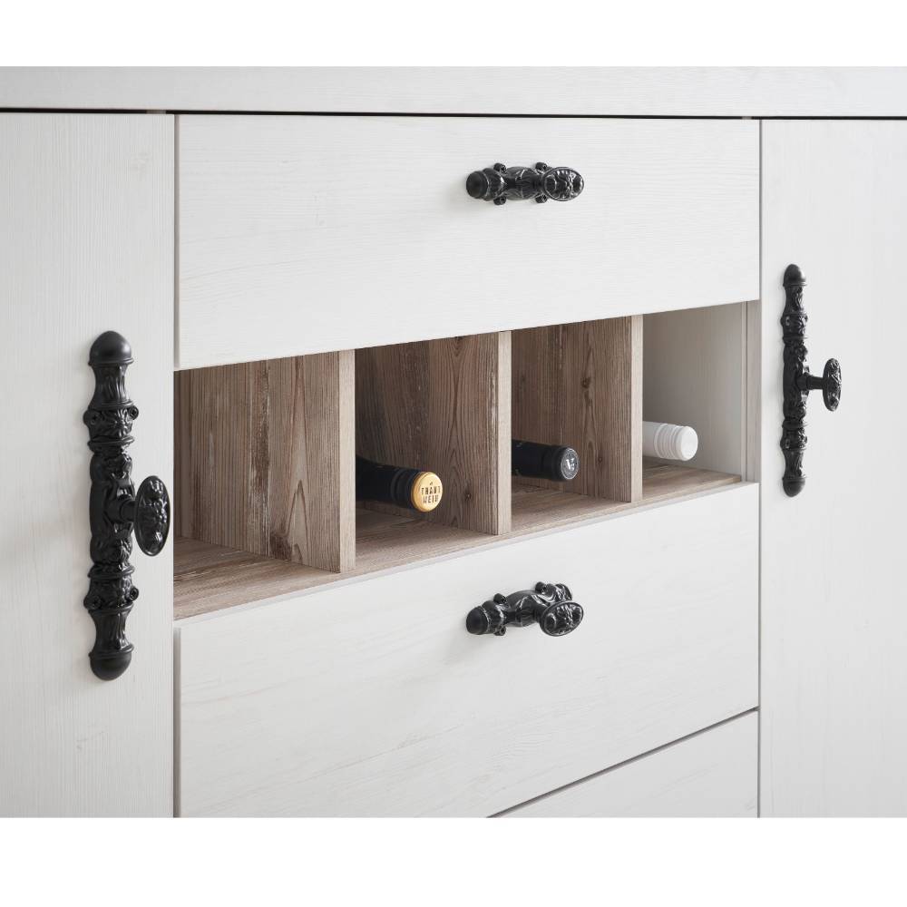 Modern Country Küchenmöbel Set - Nedita (vierteilig)