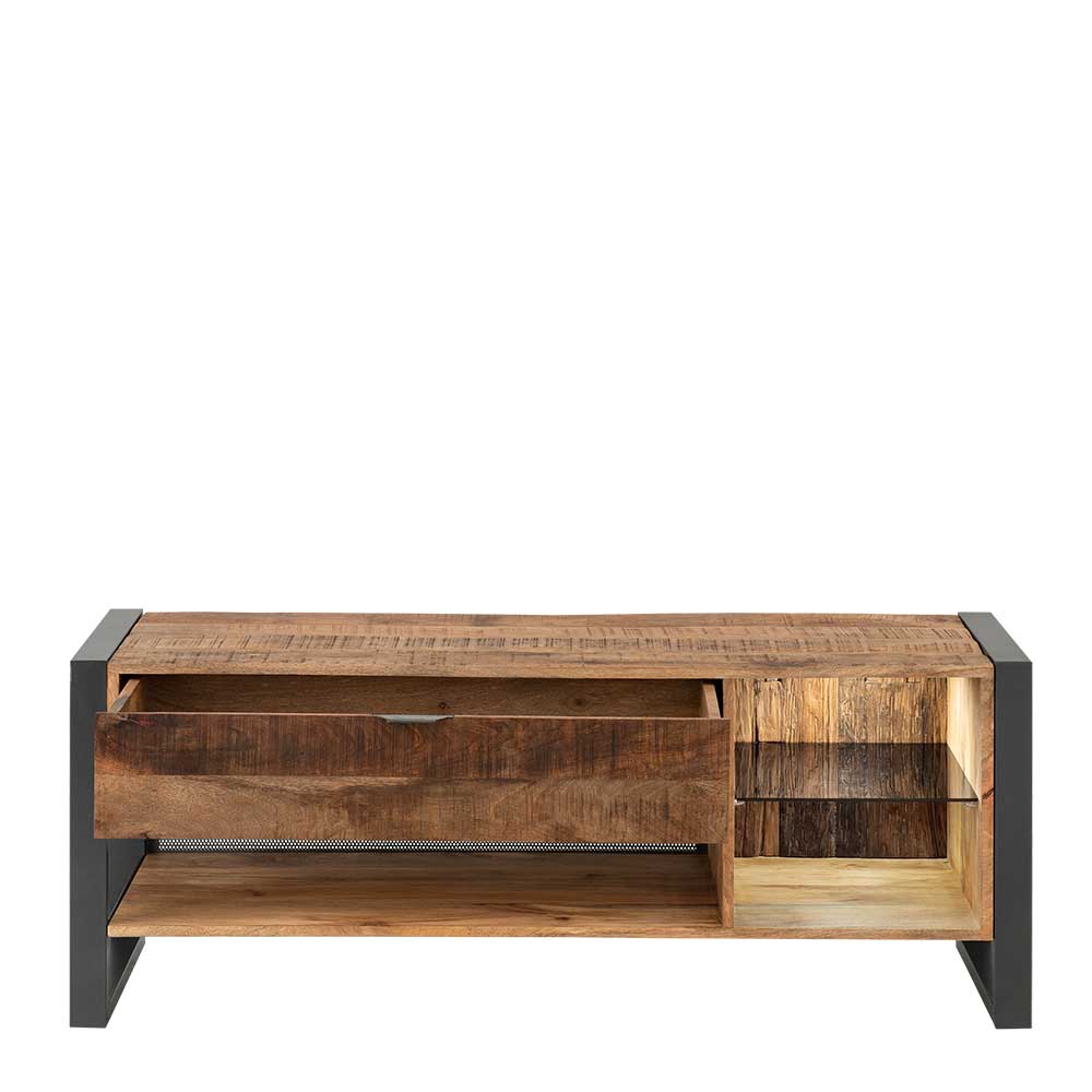 Design TV Board aus Recyclingholz & Metall - Acira