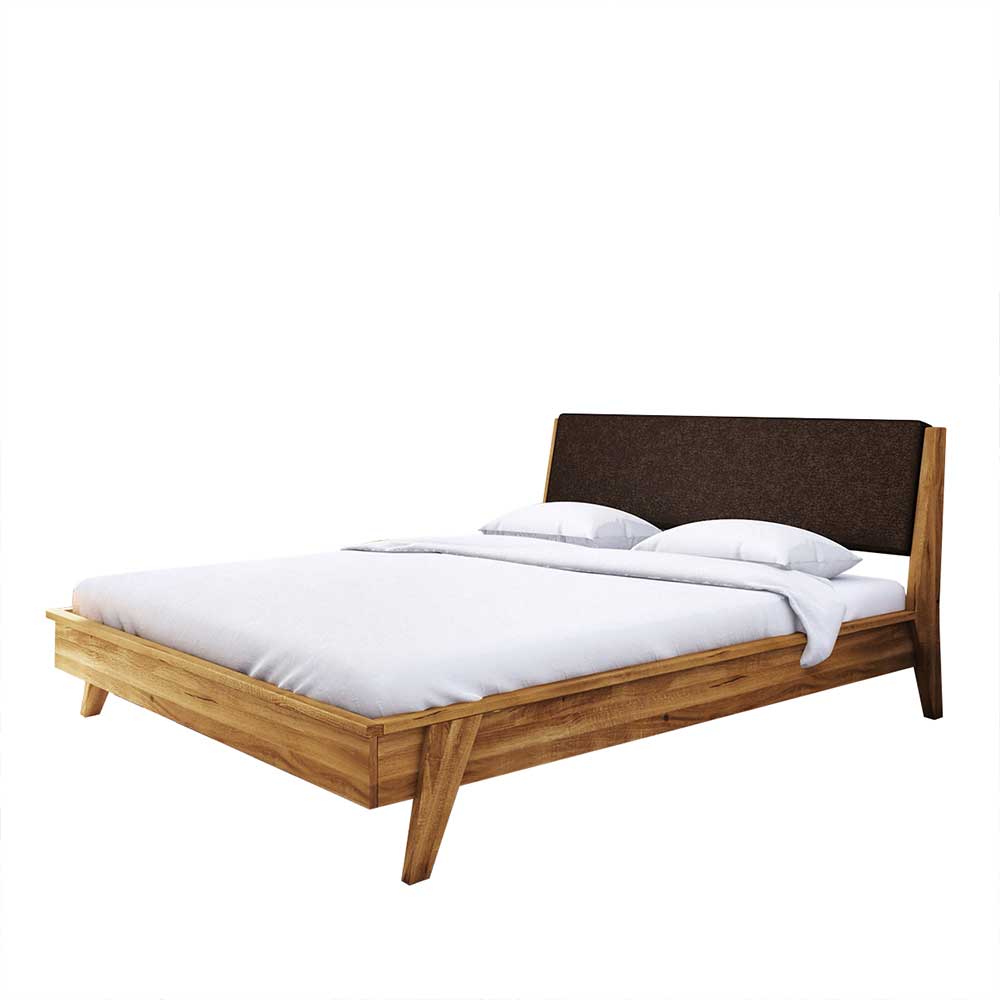 190cm Bettrahmen aus Holz Wildeiche massiv - Hardus