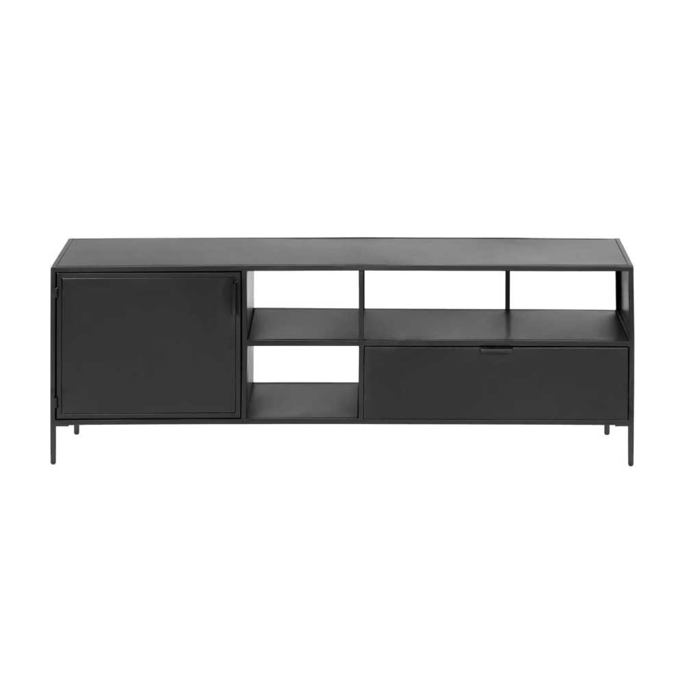 TV Lowboard aus schwarzem Metall - Magde