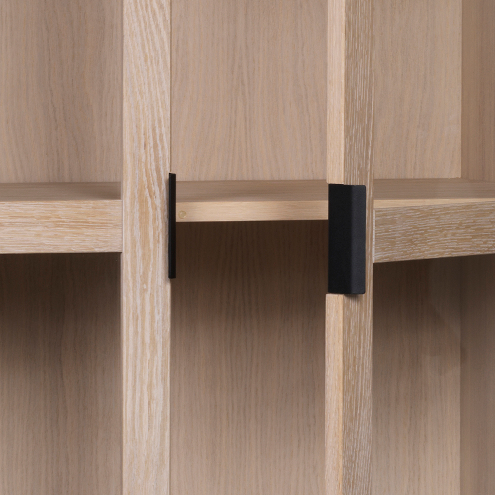 White Wash Vitrinenschrank modern - Myras