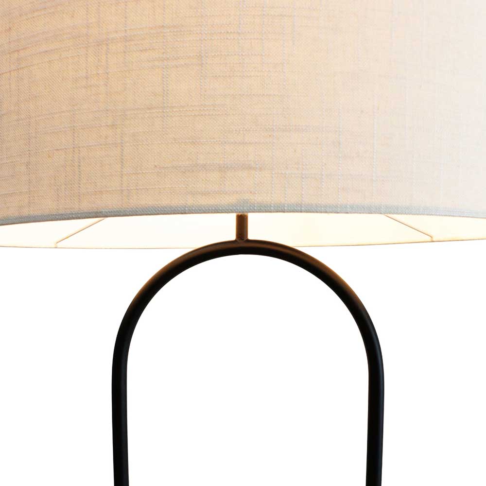 Scandi Chic Stehleuchte in Creme - Acacios