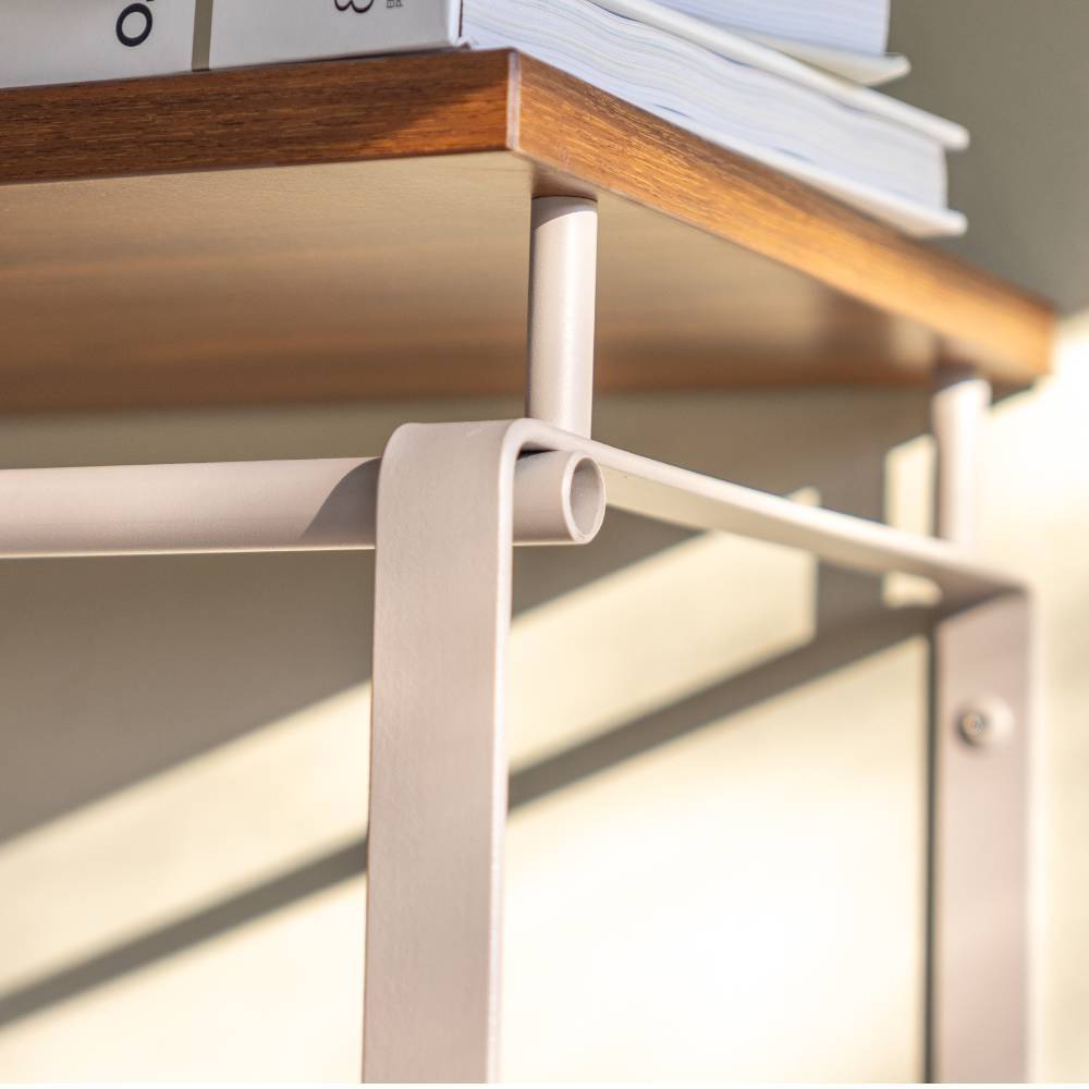 Flurgarderobe in Walnussfarben und Taupe - Cestrina