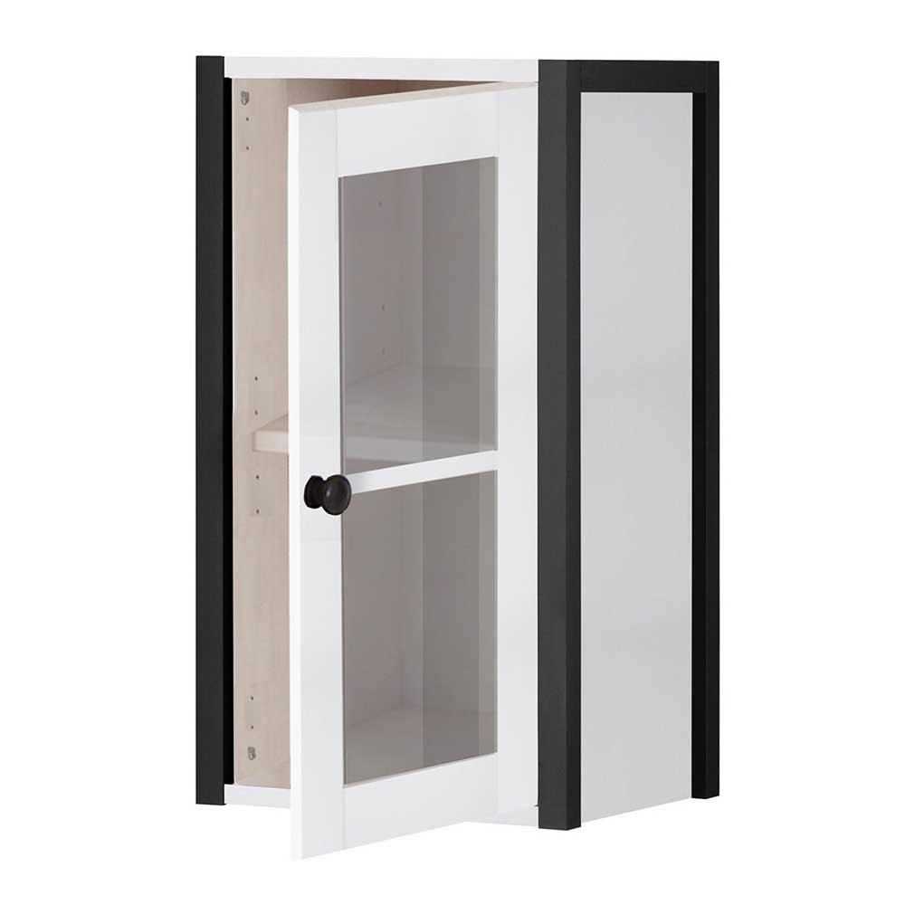 Moderner Bad Hängeschrank mit Glas Tür - Nokios